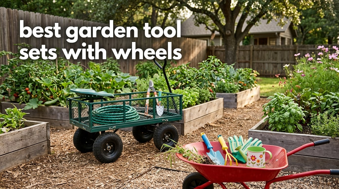 best garden tool sets with wheels