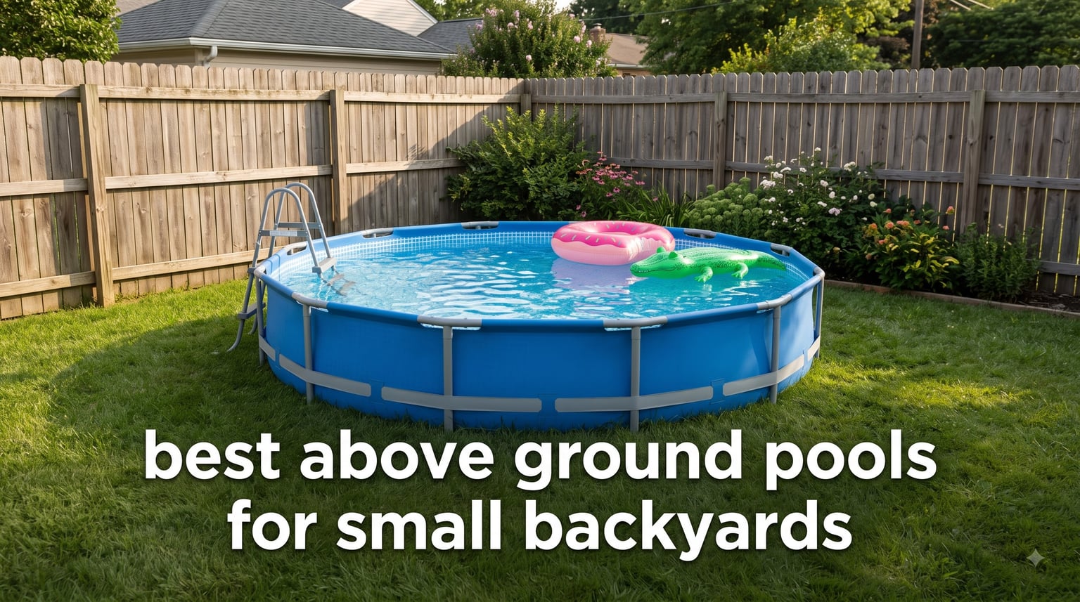 best above ground pools for small backyards
