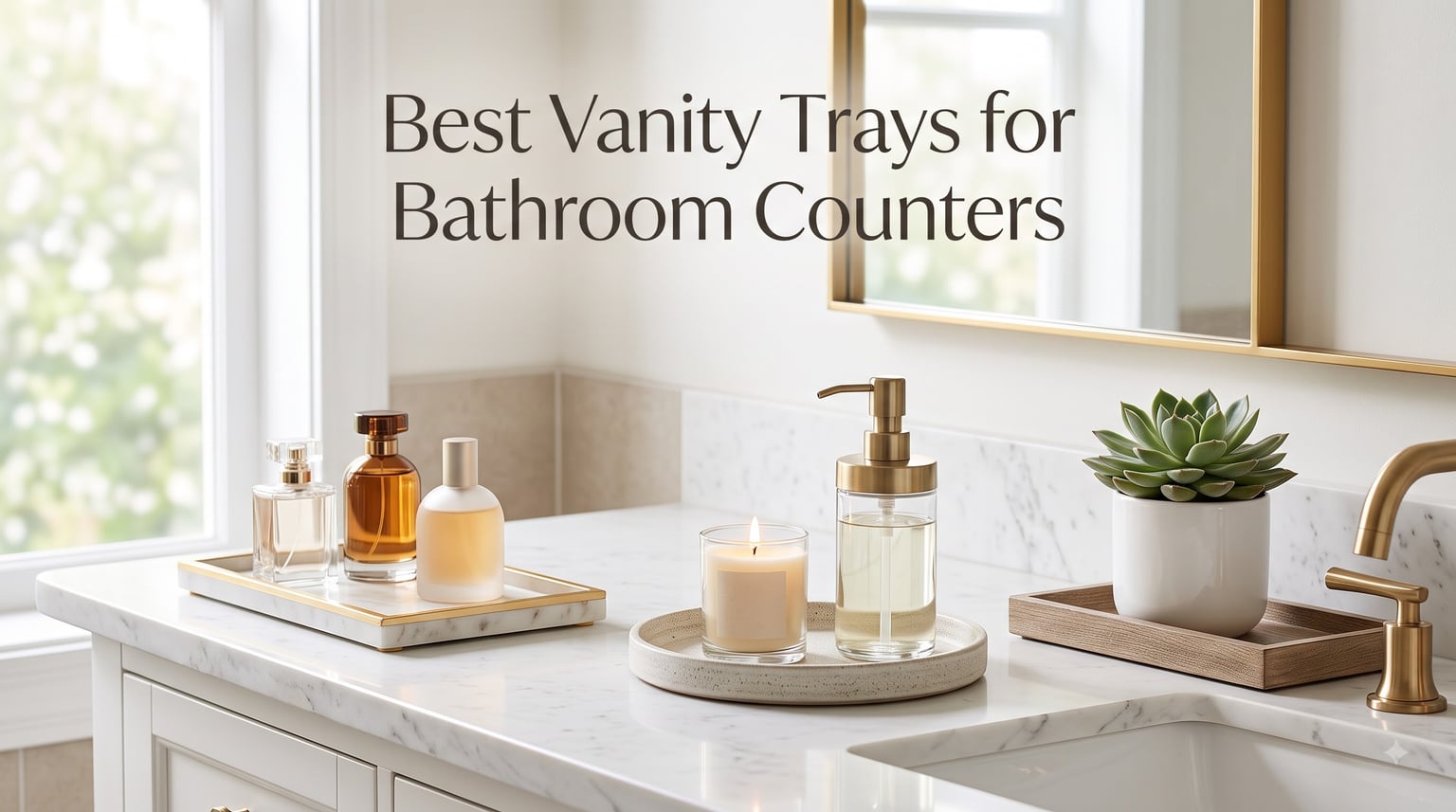 Best Vanity Trays for Bathroom Counters