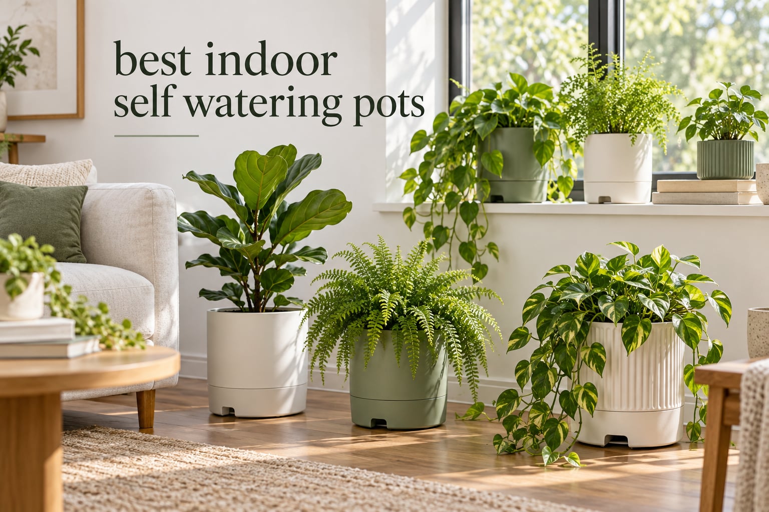 best indoor self watering pots