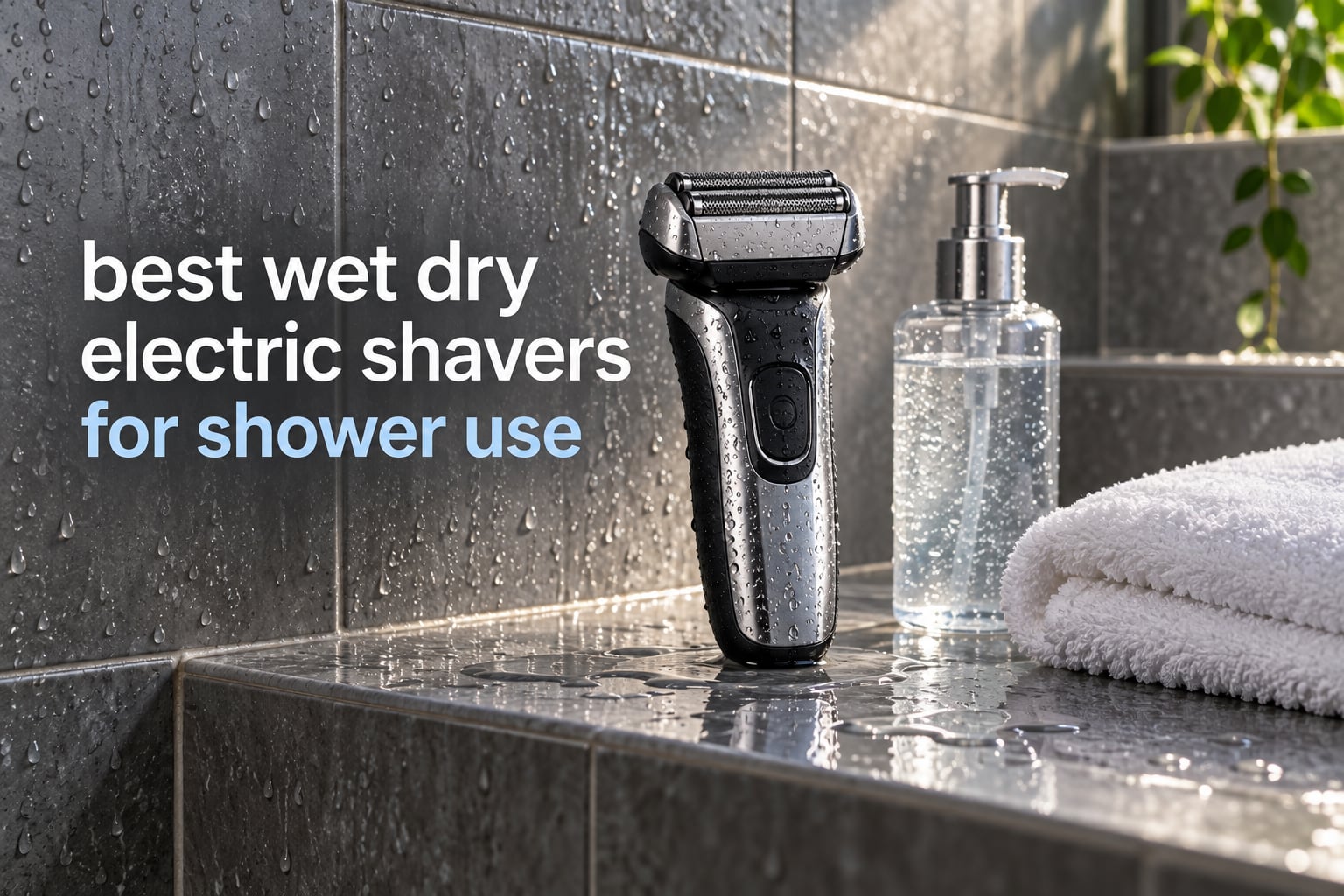 best wet dry electric shavers for shower use