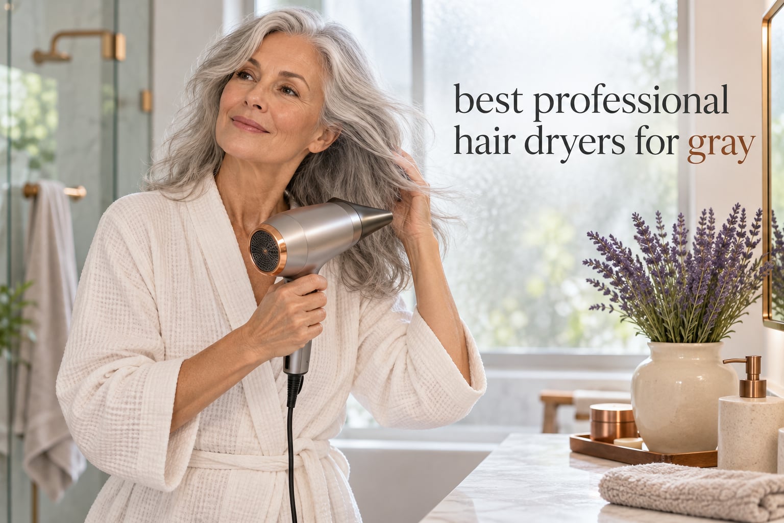 best professional hair dryers for gray