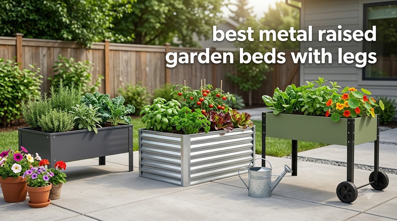 best metal raised garden beds with legs