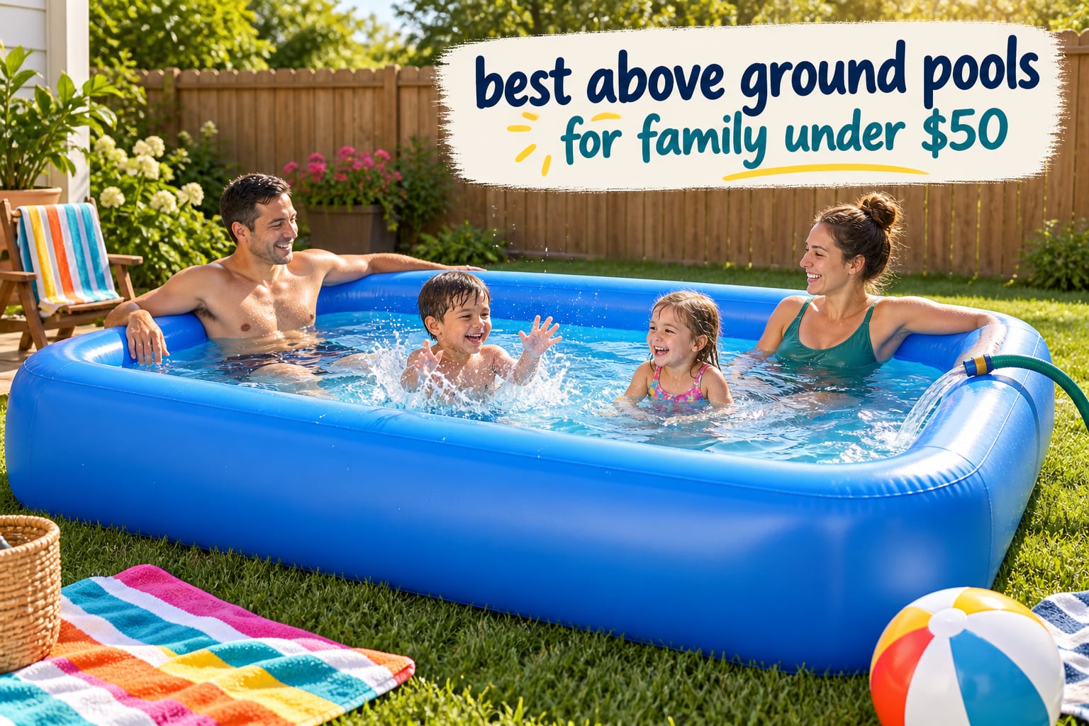 best above ground pools for family under $50