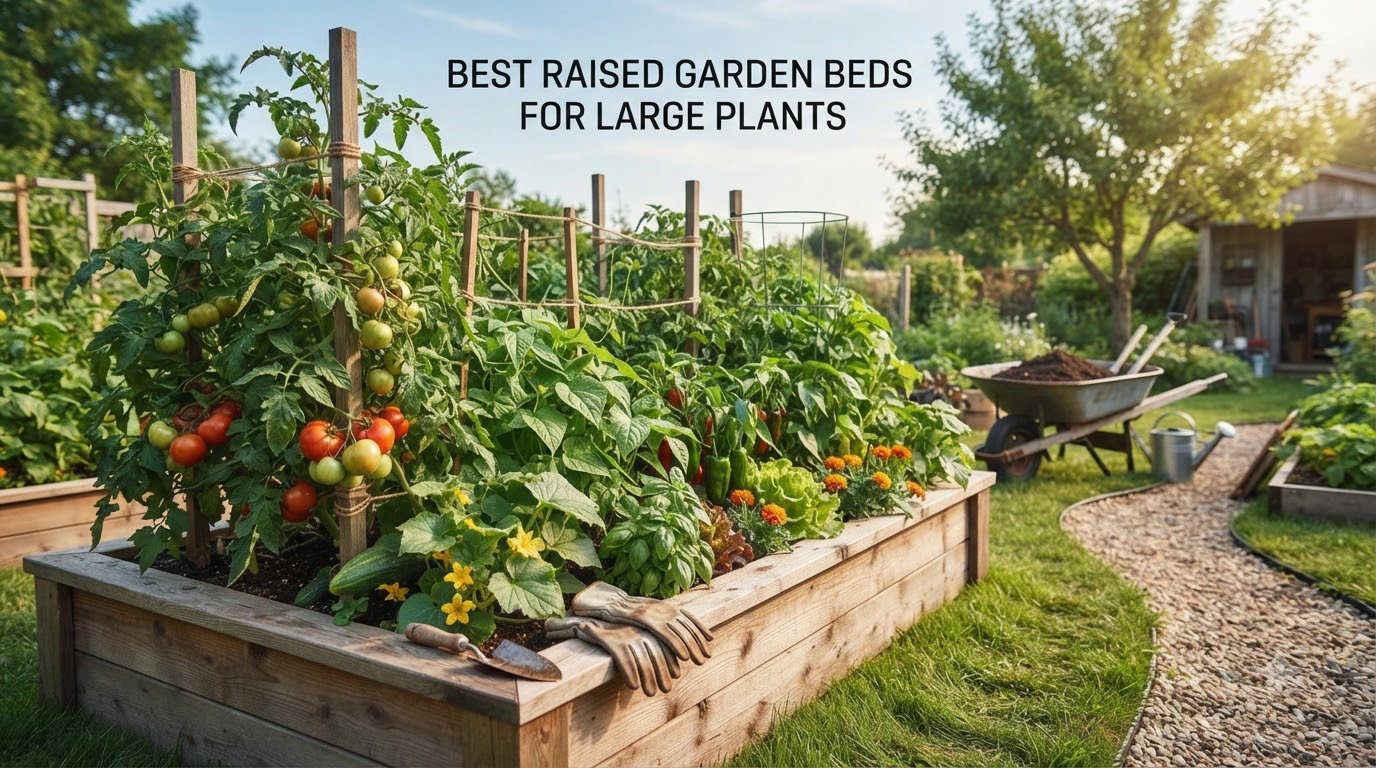 best raised garden beds for large plants