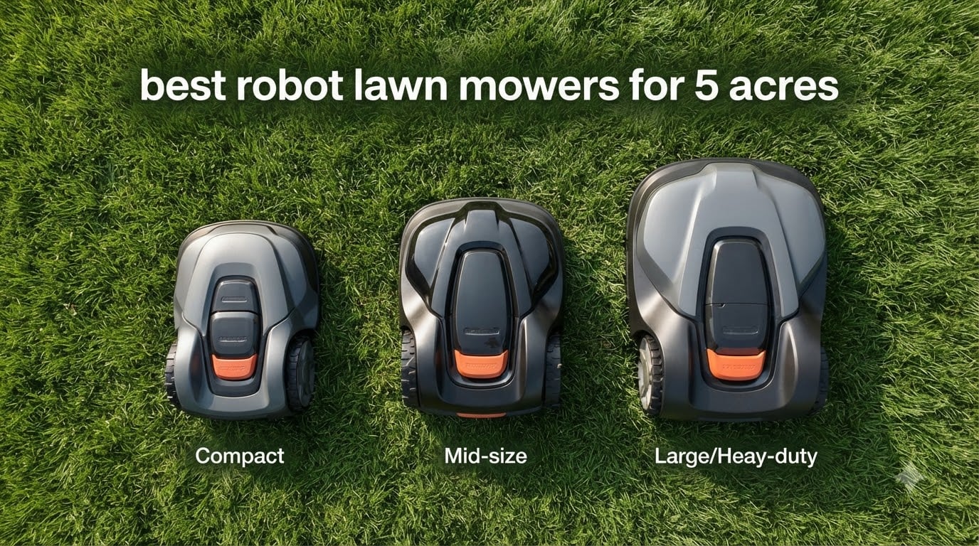 best robot lawn mowers for 5 acres