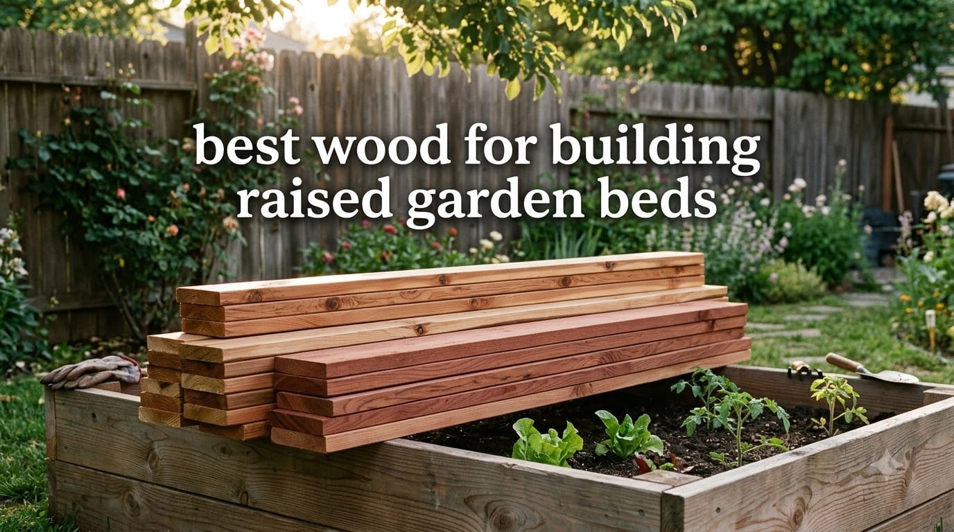 best wood for building raised garden beds
