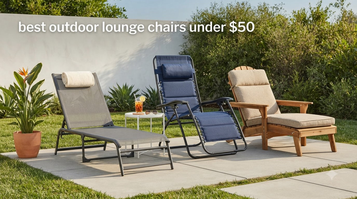 best outdoor lounge chairs under $50