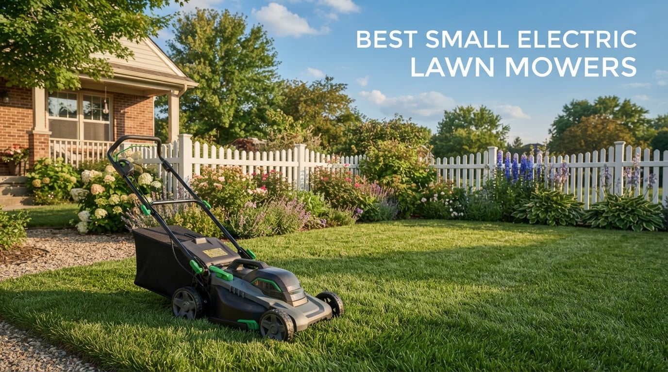 best small electric lawn mowers