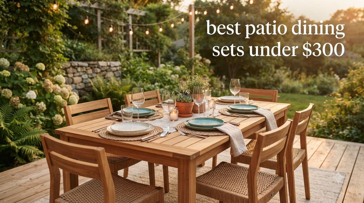 best patio dining sets under $300