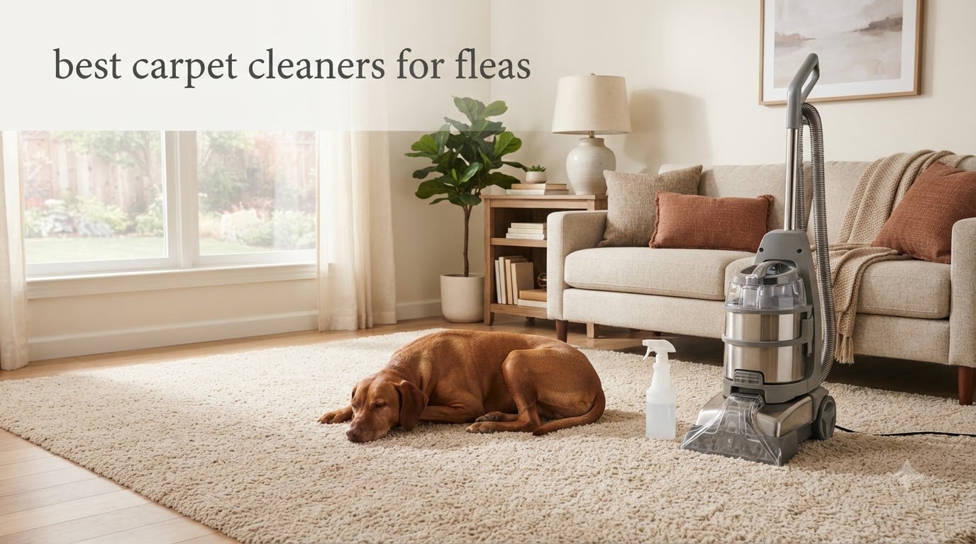 best carpet cleaners for fleas