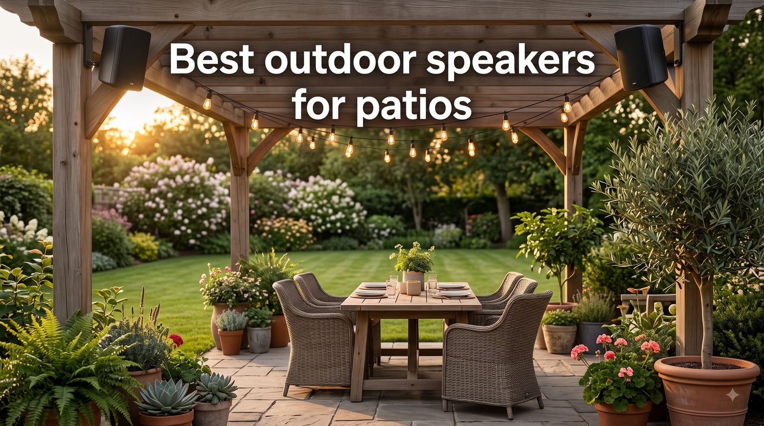 Best outdoor speakers for patios