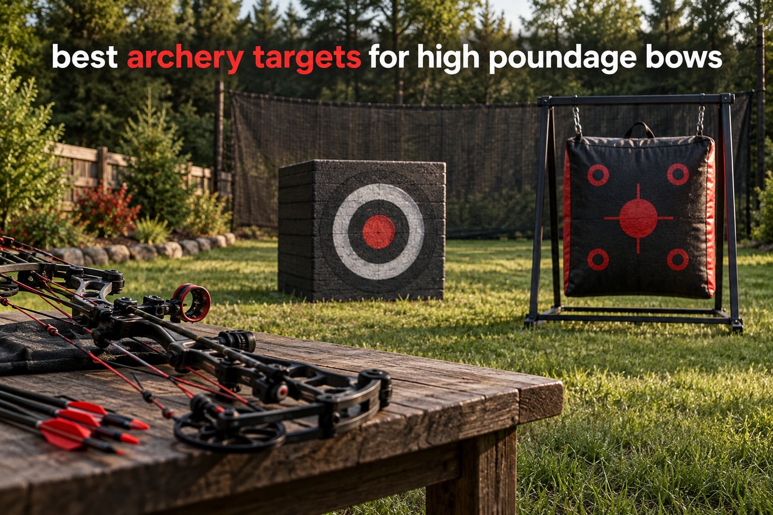 best archery targets for high poundage bows