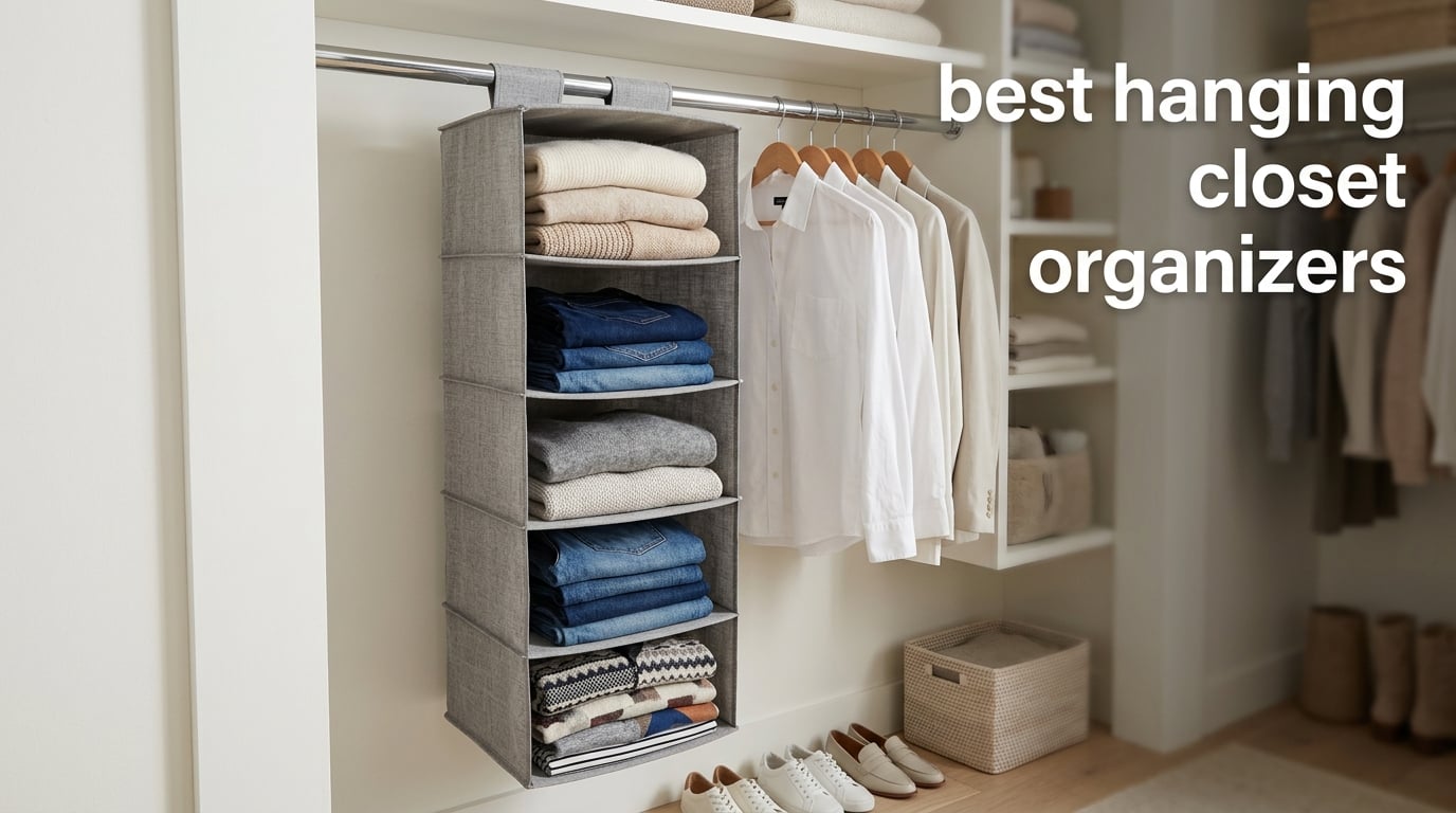 best hanging closet organizers
