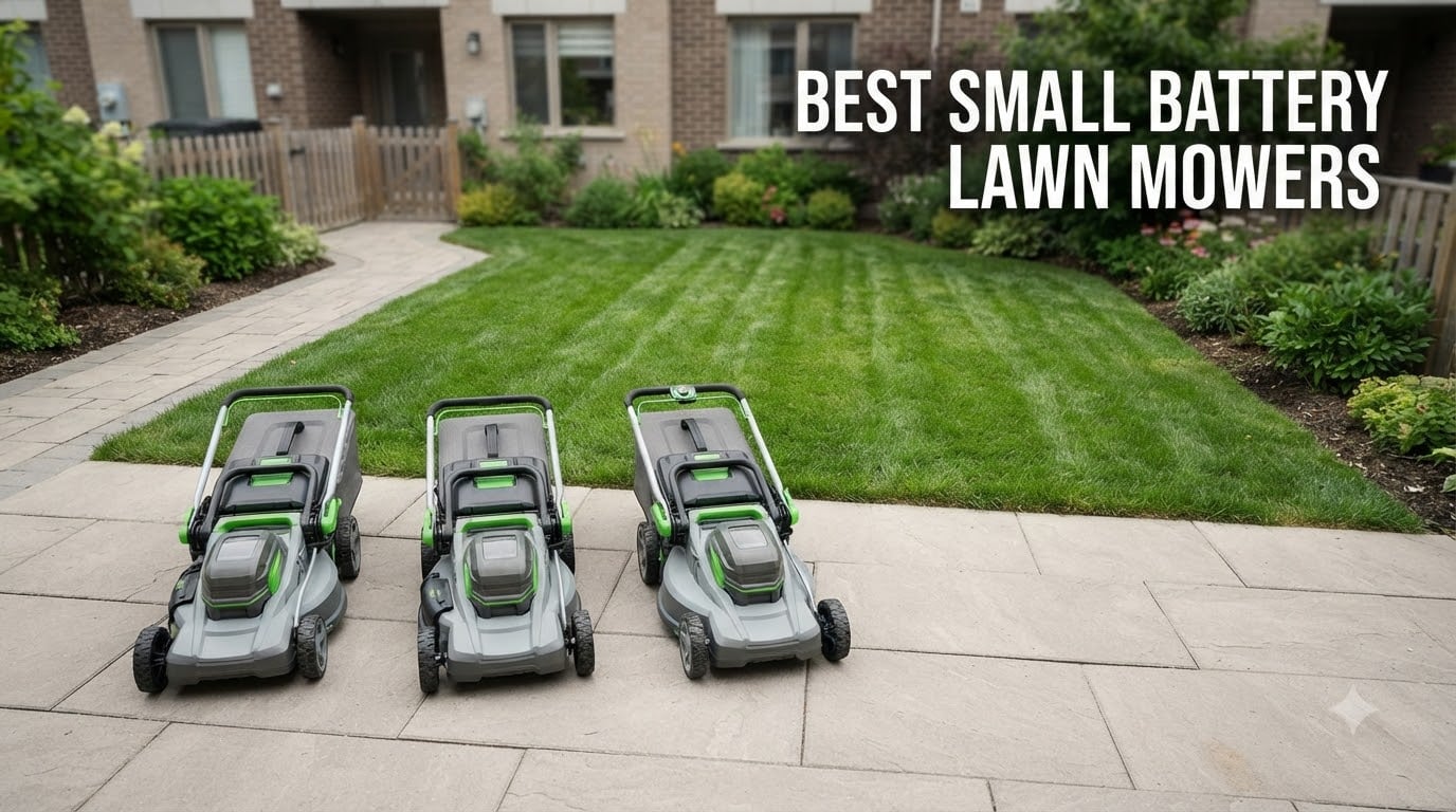 best small battery lawn mowers