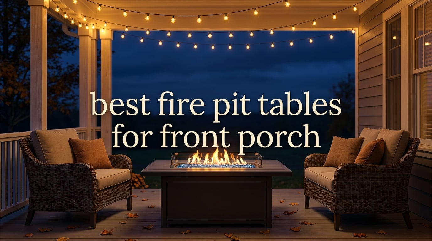 best fire pit tables for front porch
