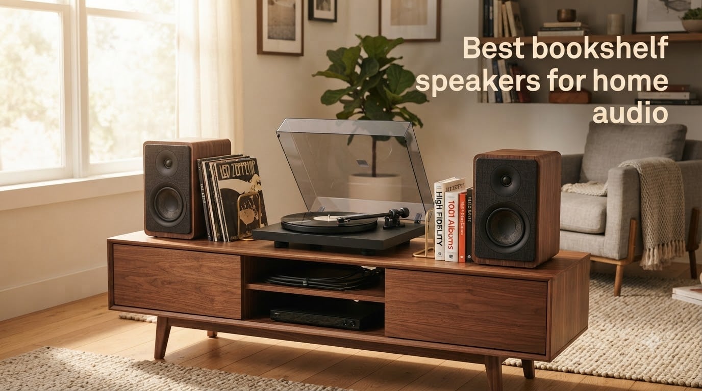Best bookshelf speakers for home audio