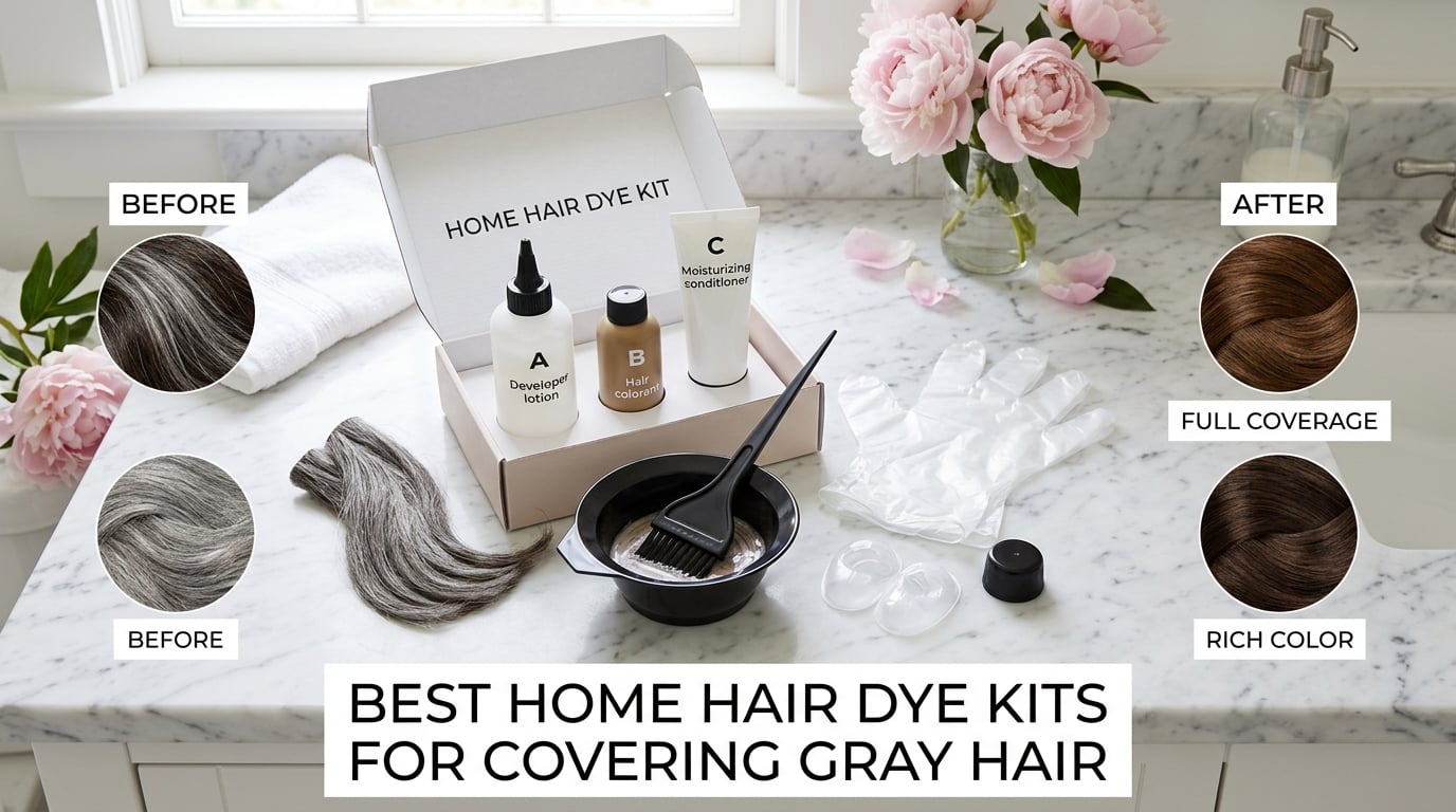 best home hair dye kits for covering gray hair