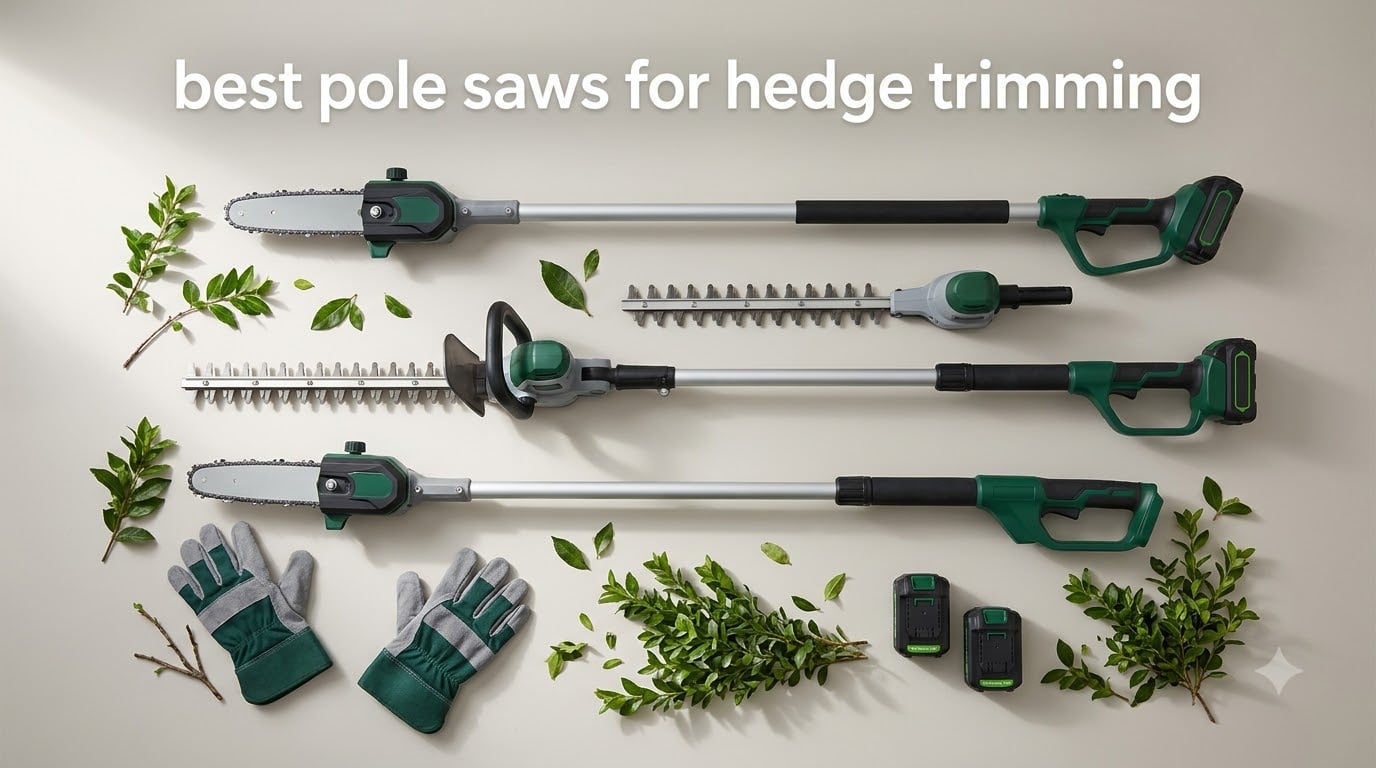 best pole saws for hedge trimming