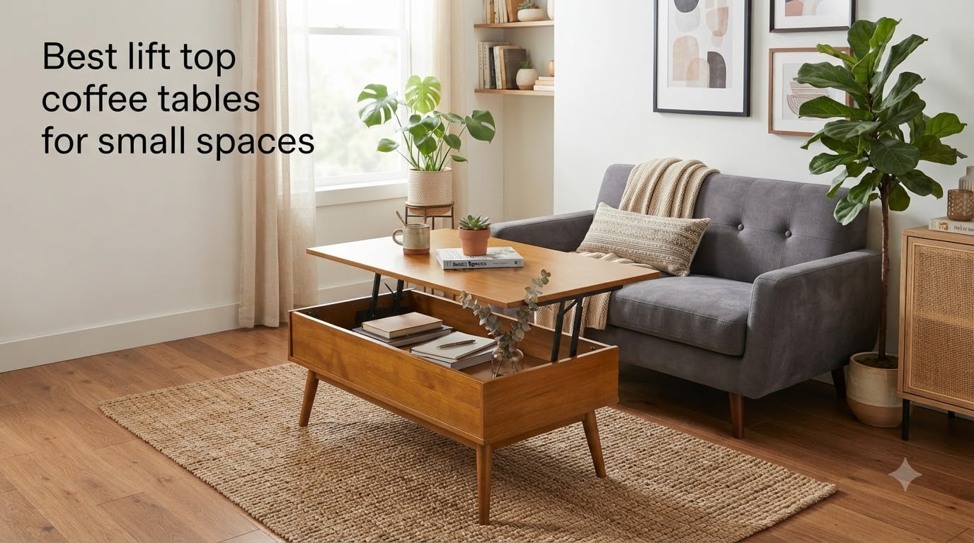 Best lift top coffee tables for small spaces
