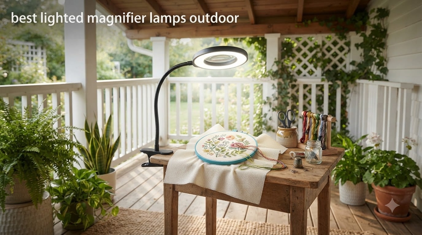 best lighted magnifier lamps outdoor