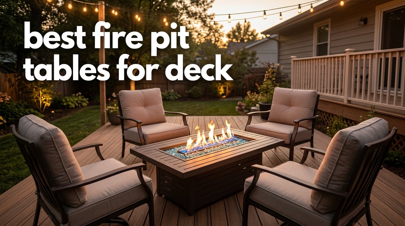best fire pit tables for deck