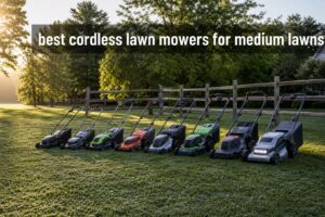 best cordless lawn mowers for medium lawns