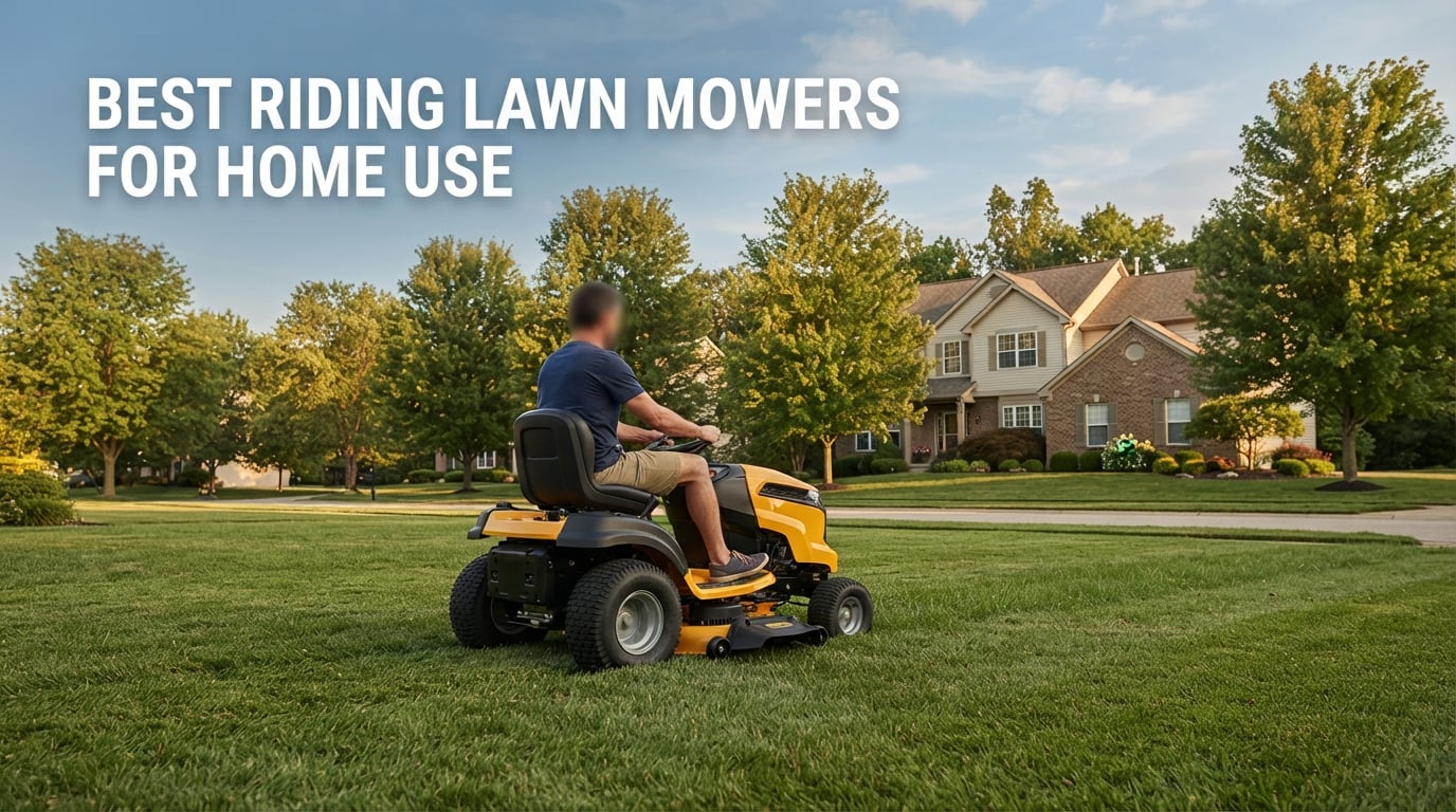 best riding lawn mowers for home use