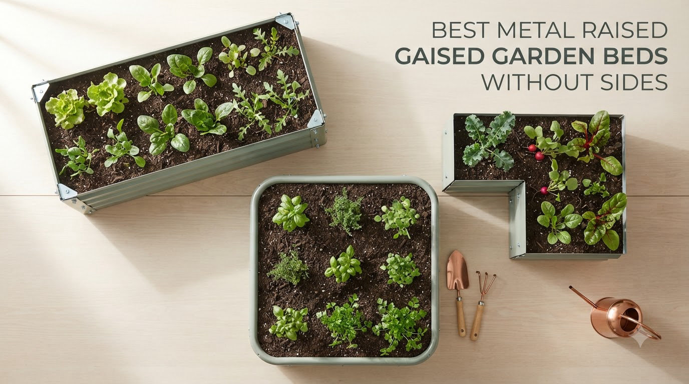 best metal raised garden beds without sides