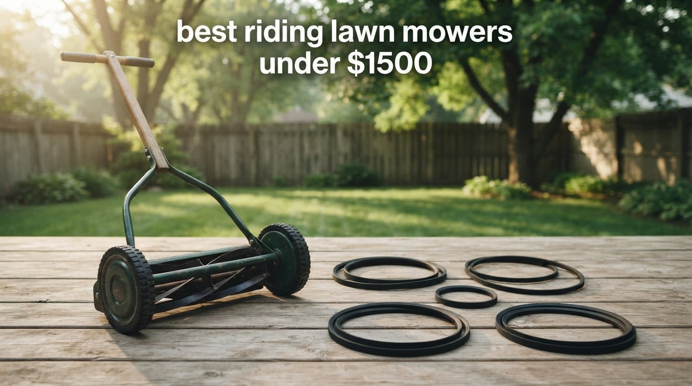 best riding lawn mowers under $1500