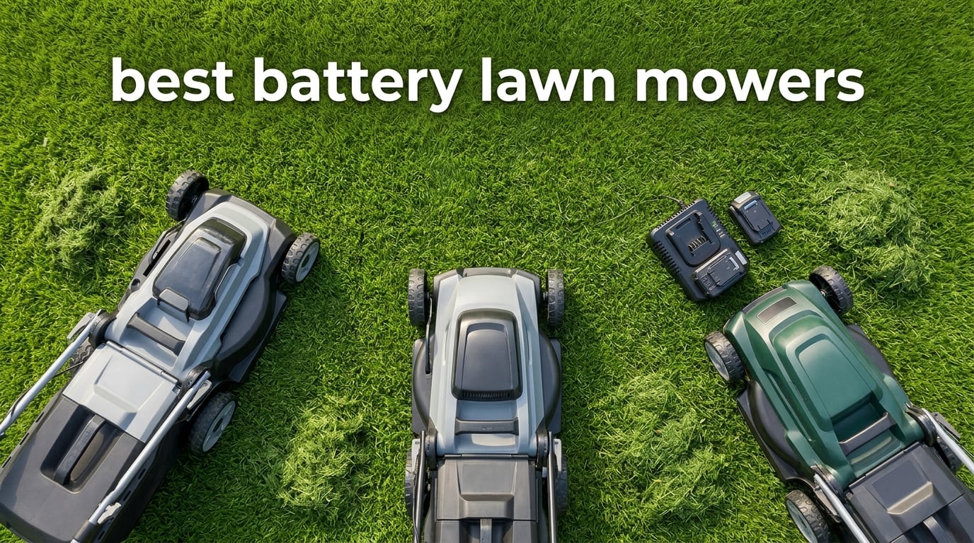 best battery lawn mowers
