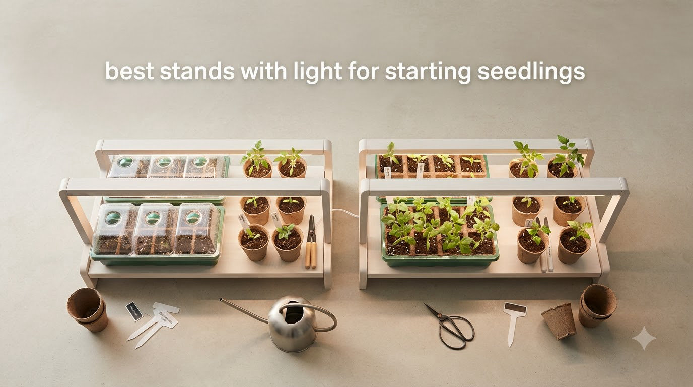 best stands with light for starting seedlings