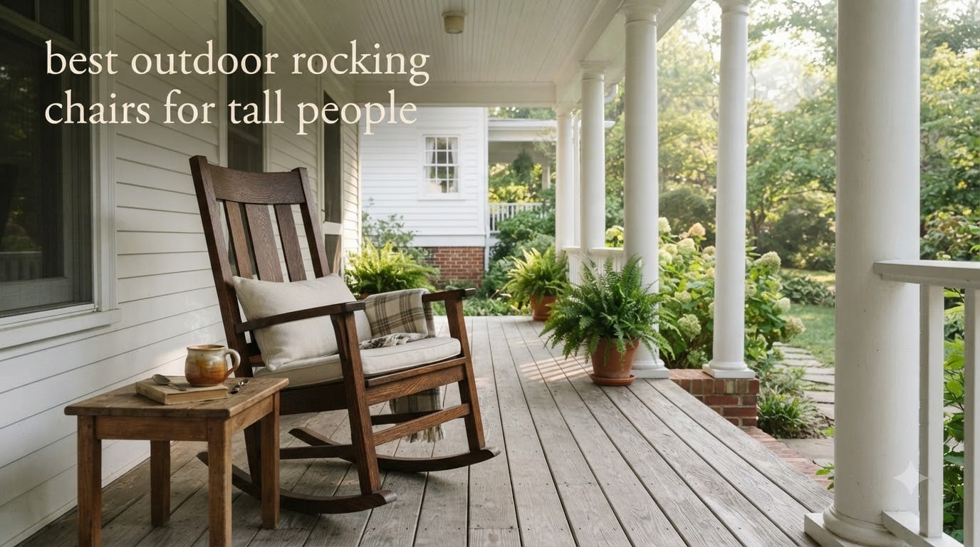 best outdoor rocking chairs for tall people