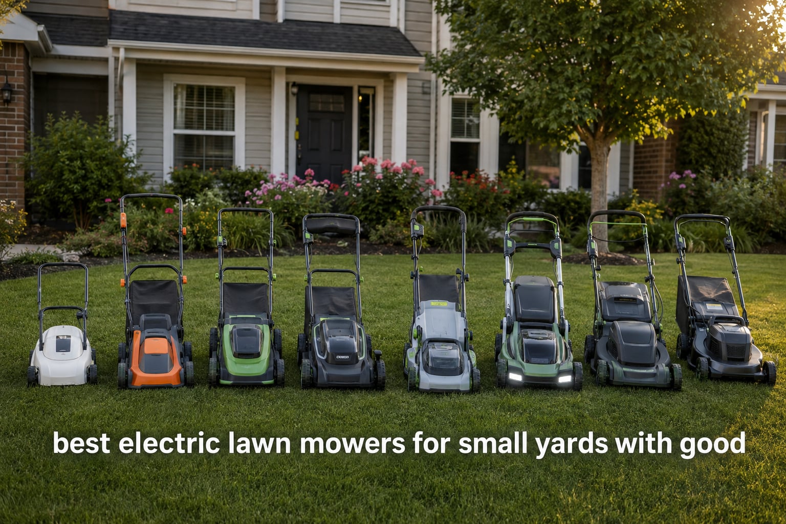 best electric lawn mowers for small yards with good