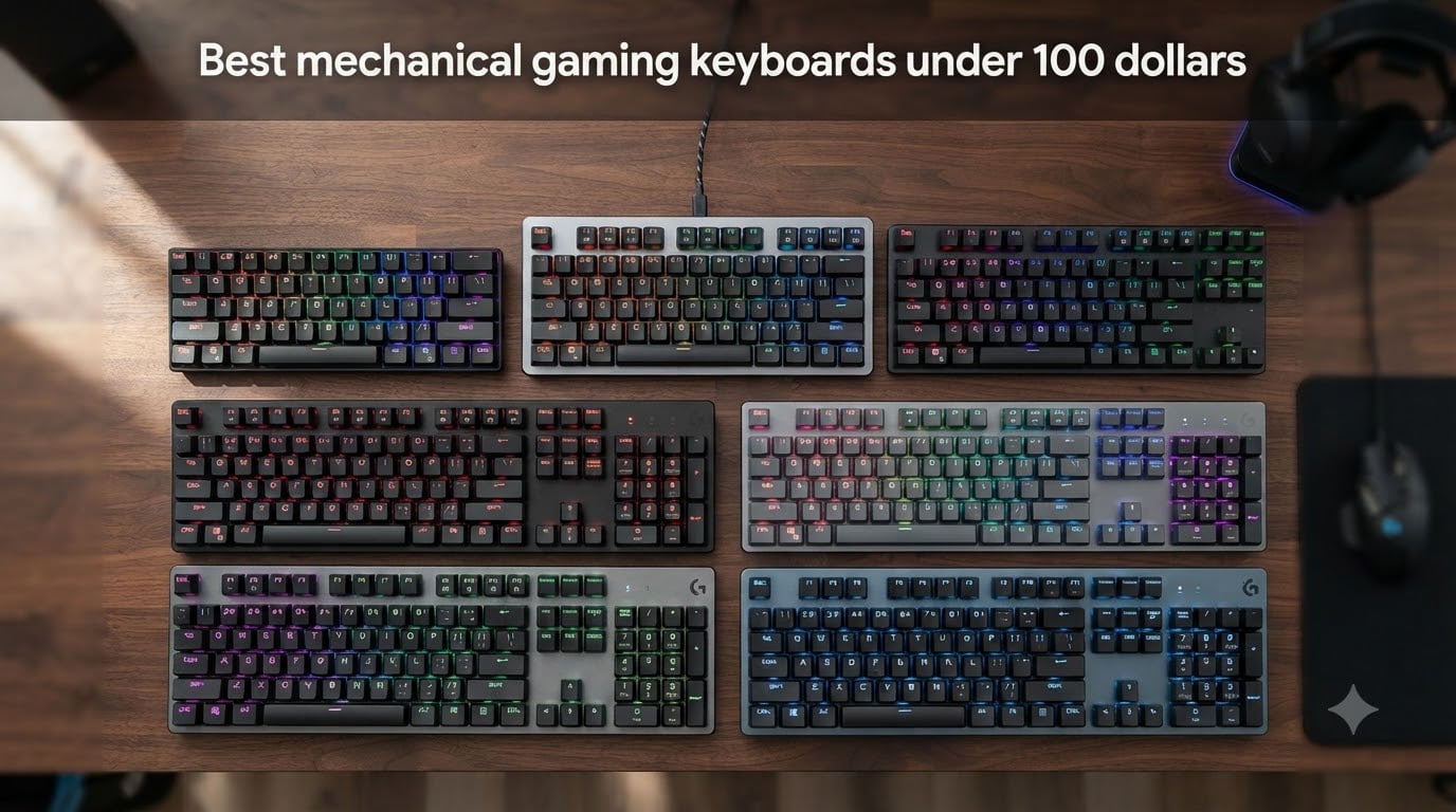 Best mechanical gaming keyboards under 100 dollars