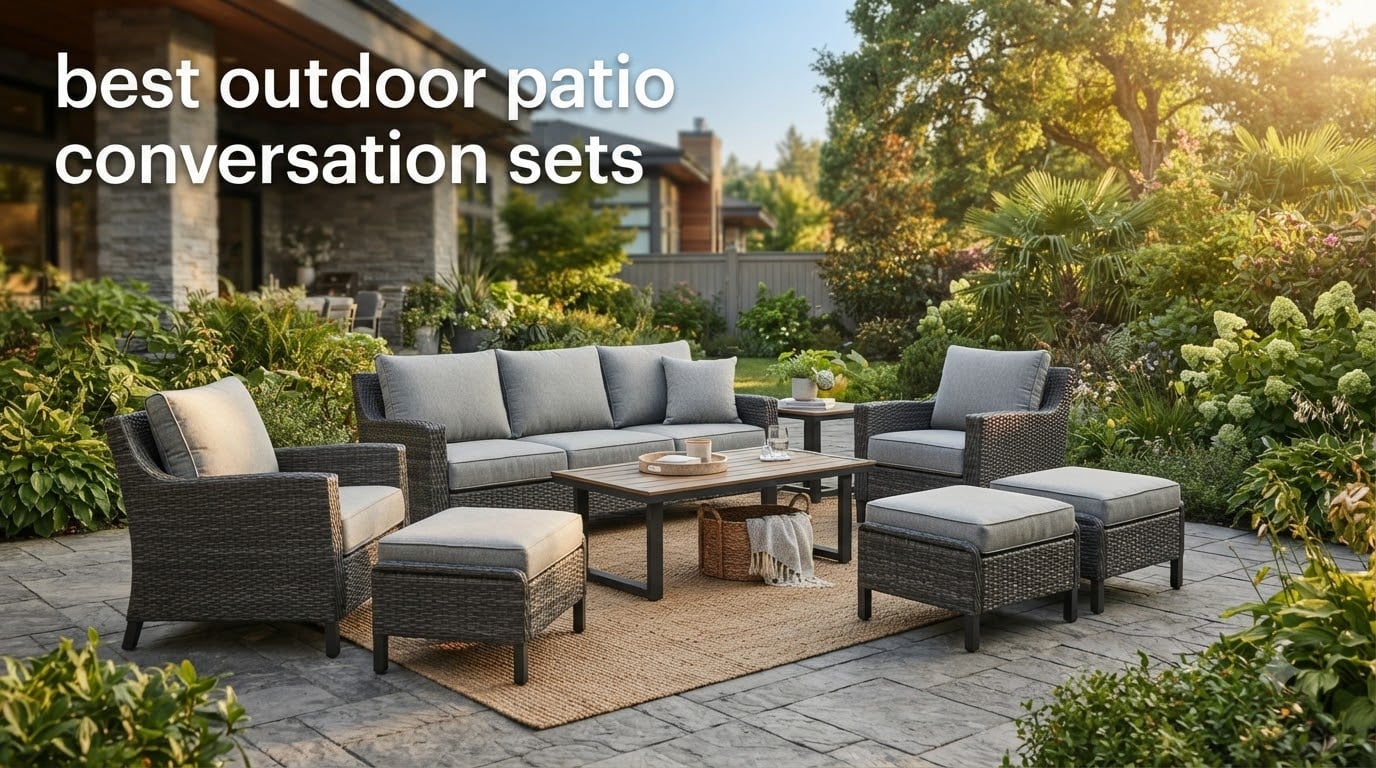 best outdoor patio conversation sets