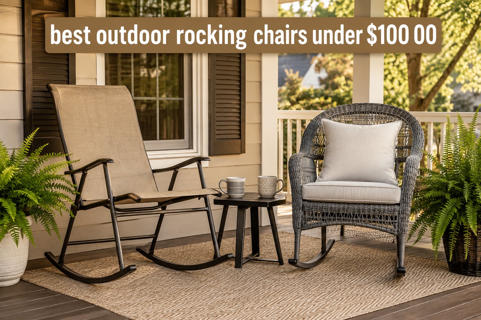 best outdoor rocking chairs under $100 00
