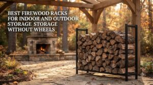 best firewood racks for indoor and outdoor storage without wheels