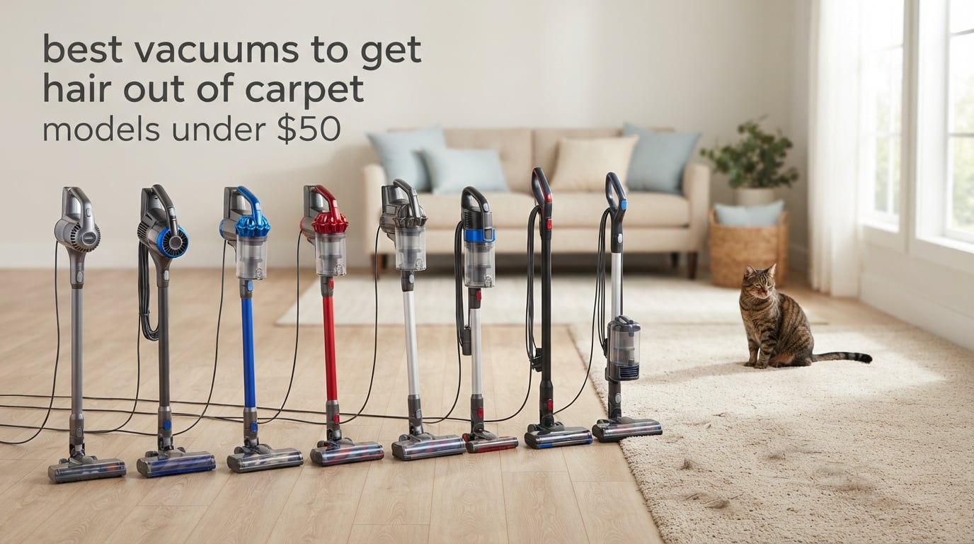 best vacuums to get hair out of carpet models under $50