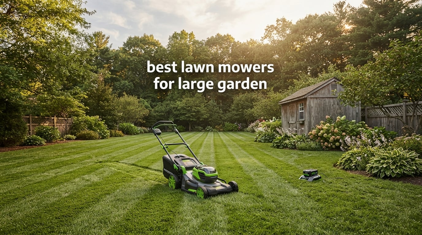 best lawn mowers for large garden