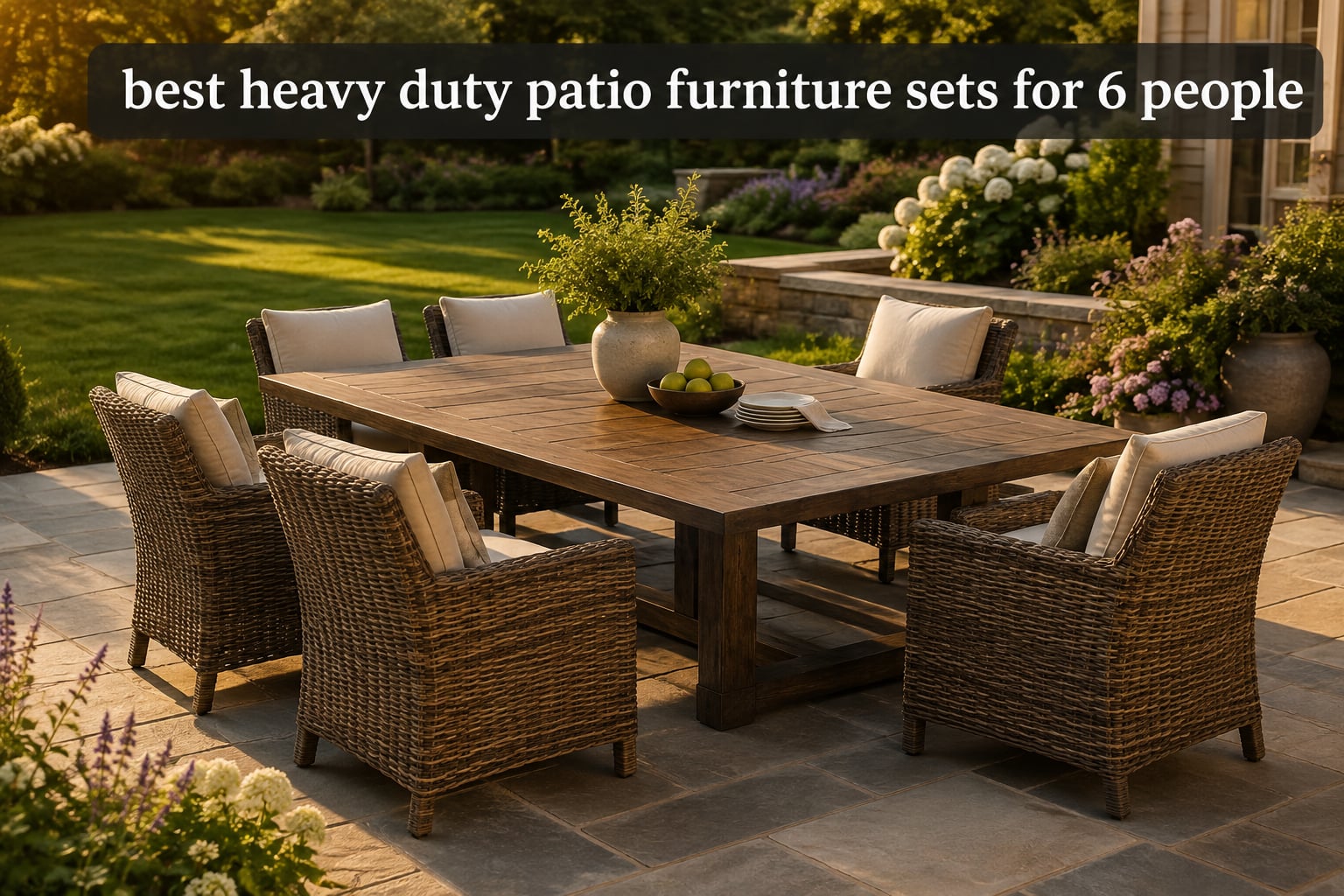 best heavy duty patio furniture sets for 6 people