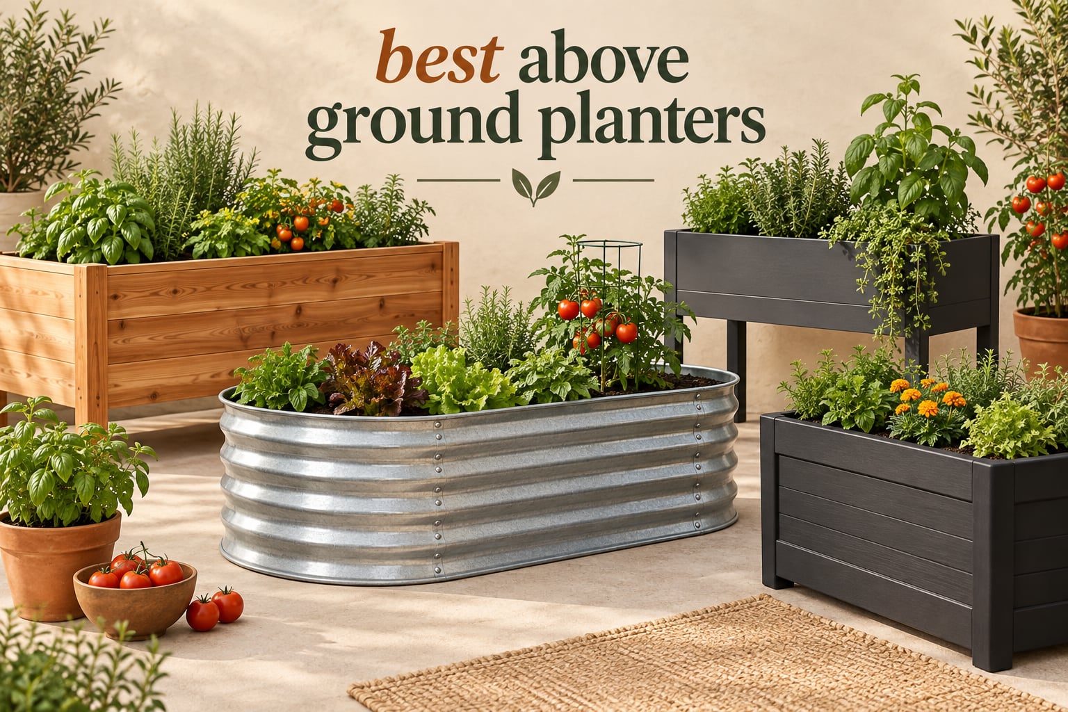 best above ground planters