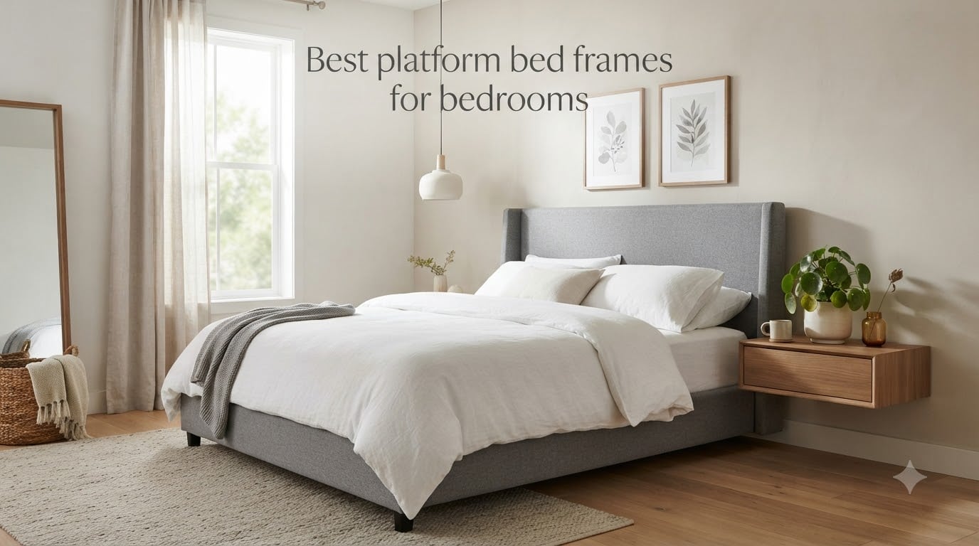 Best platform bed frames for bedrooms