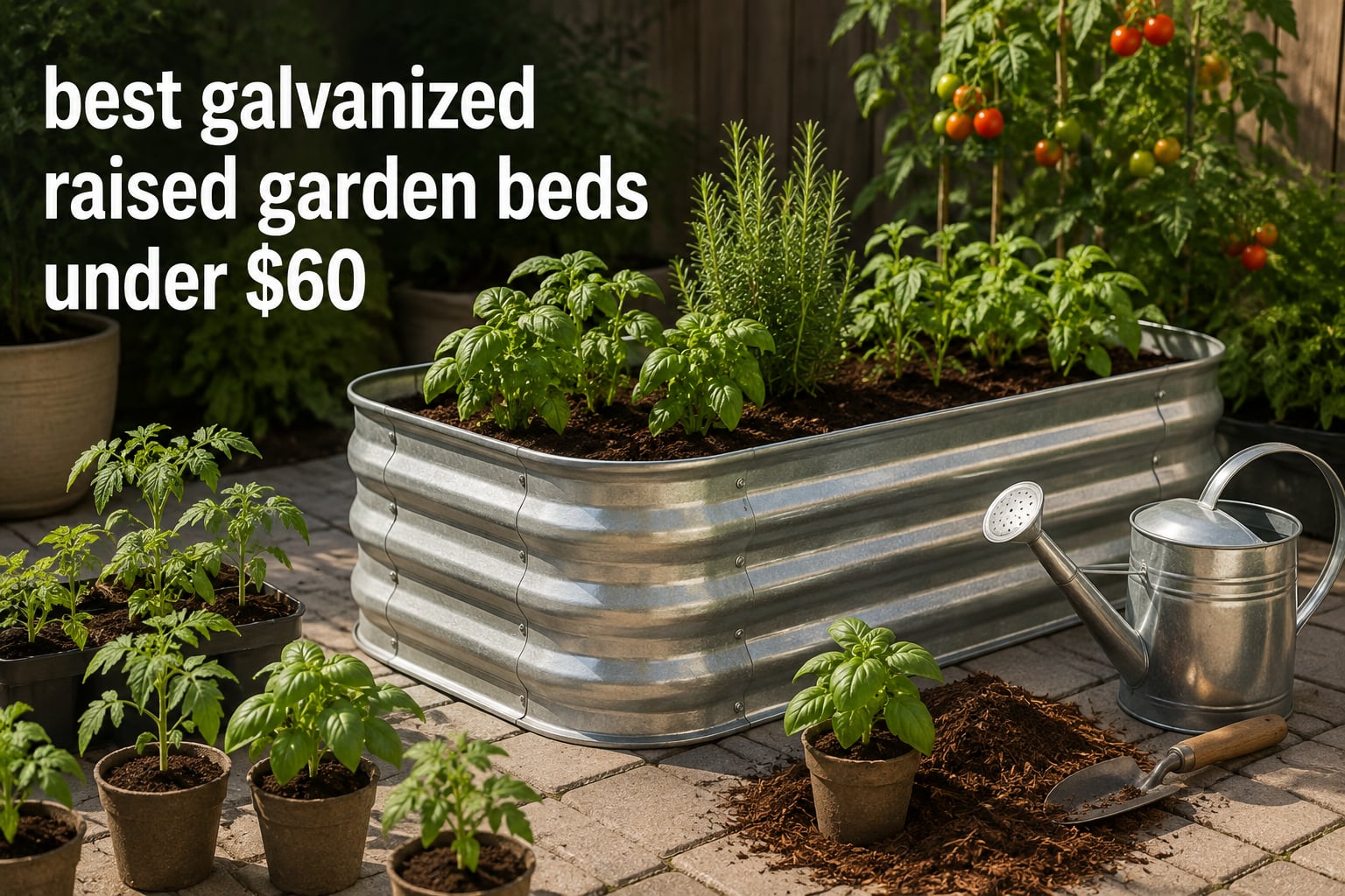 best galvanized raised garden beds under $60