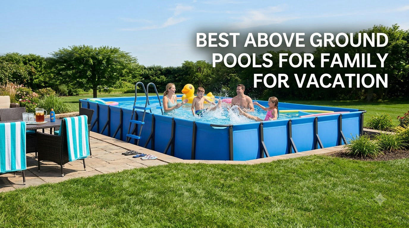 best above ground pools for family for vacation