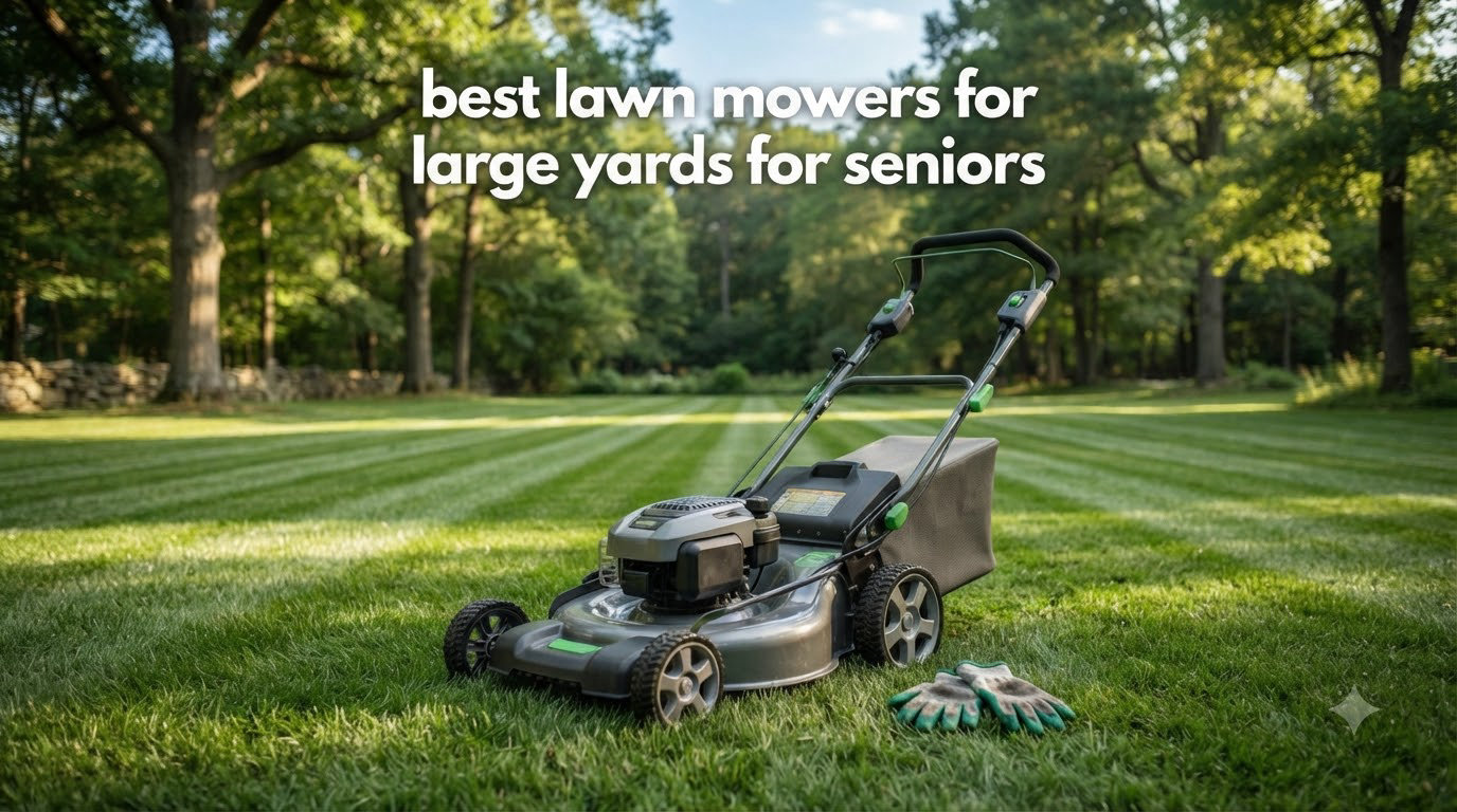 best lawn mowers for large yards for seniors