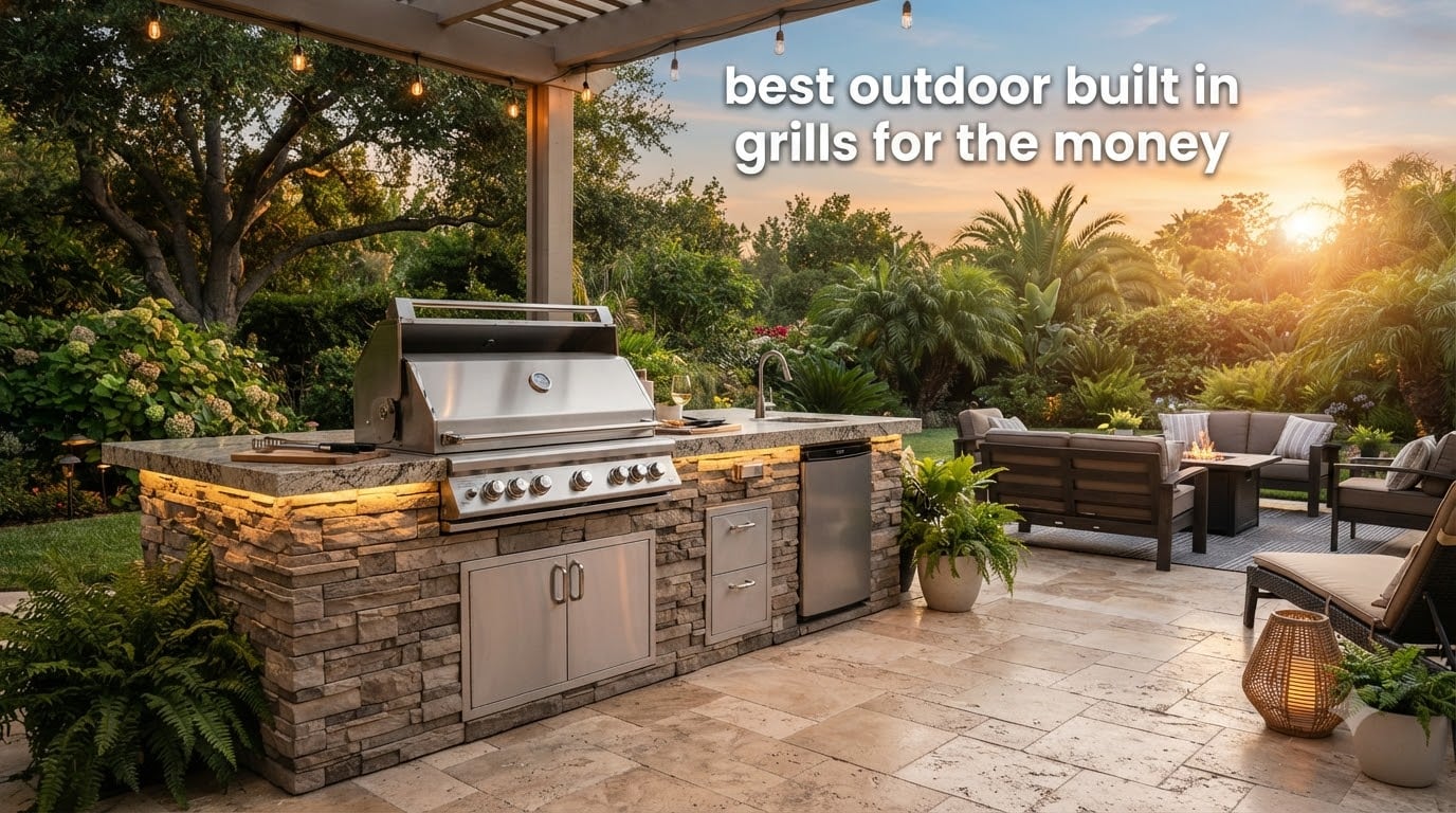 best outdoor built in grills for the money