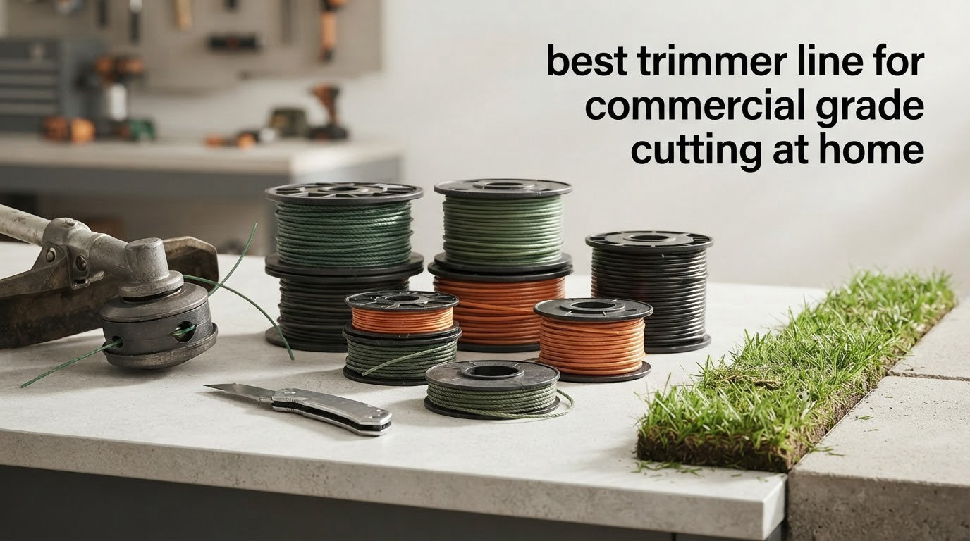 best trimmer line for commercial grade cutting at home