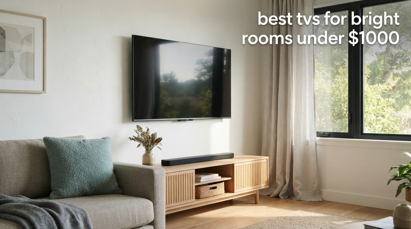 best tvs for bright rooms under $1000