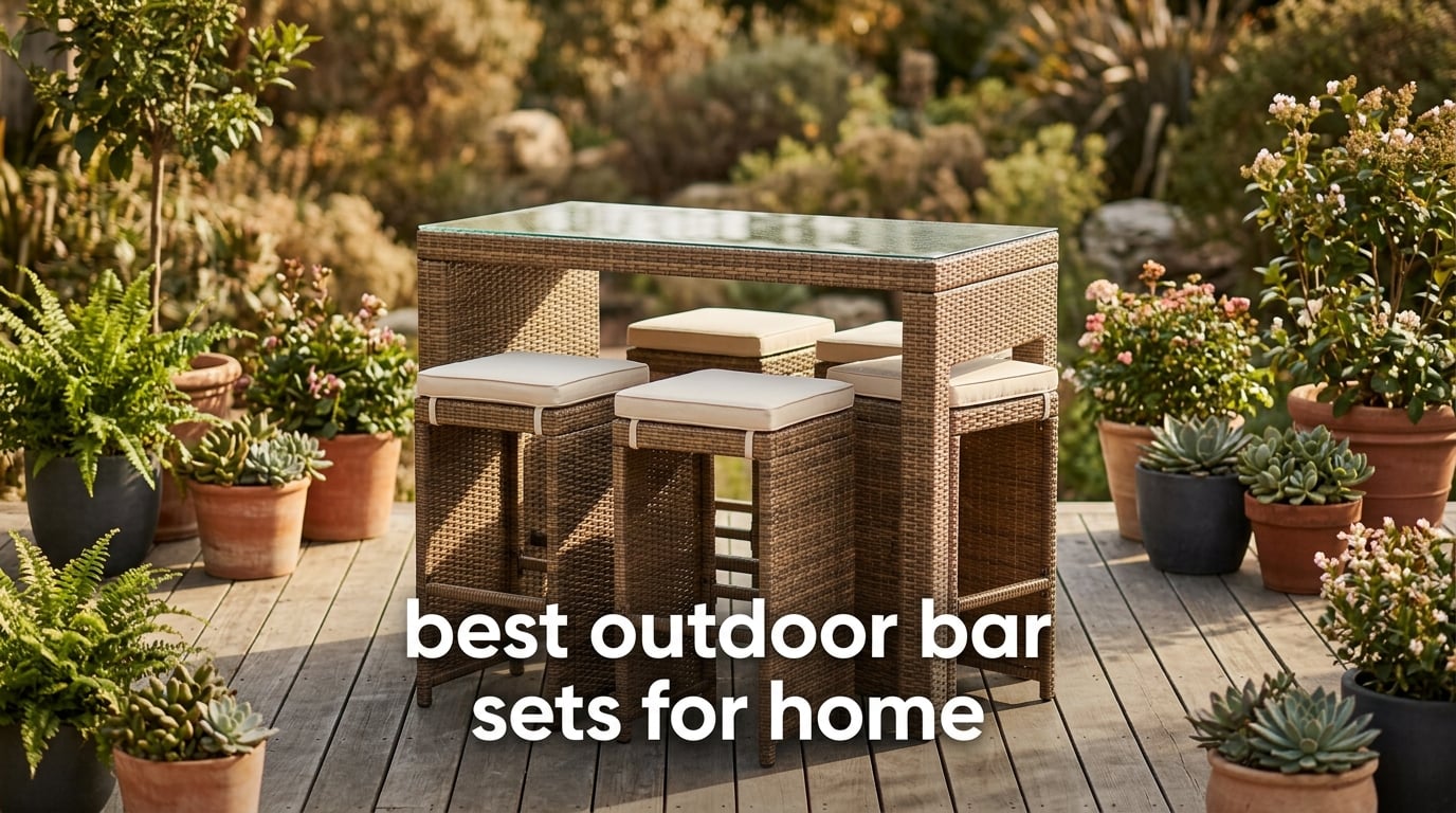 best outdoor bar sets for home